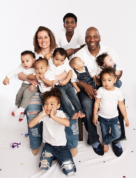 Large Family Portrait by I-Witness Photography LLC